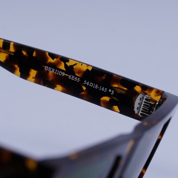 Off-White OERI109 LAWTON 6E55 Sunglasses Havana Square Frame, Green Lenses - Picture 7 of 11
